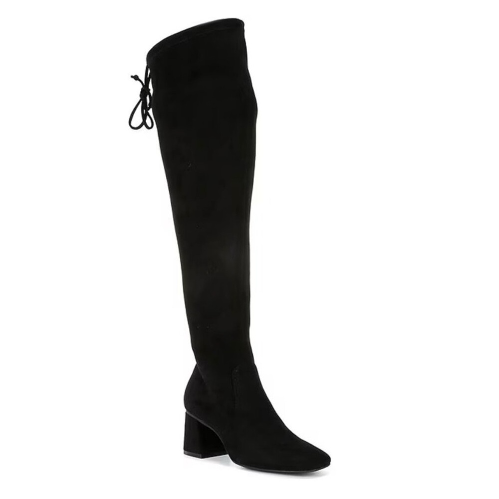 Gianni Bini Women's Laredo Stretch Fabric Over-The-Knee Block Heel Size 9.5